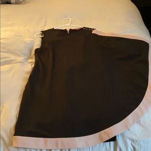 Ted Baker Sz 2 Black Cape Dress